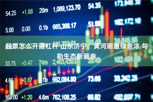 股票怎么开通杠杆 山东济宁：黄河廊道绿意浓 勾勒生态新画卷